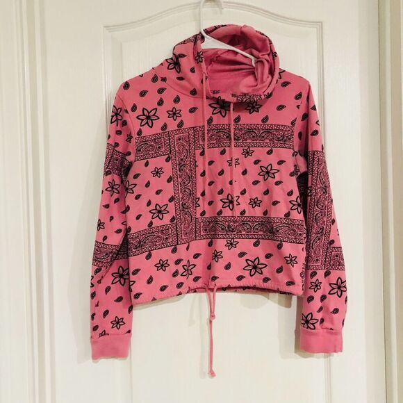Onfire Women's Hoodie Sweatshirt Cotton Pullover Long Sleeve Pink Size‎ Medium - Picture 1 of 7